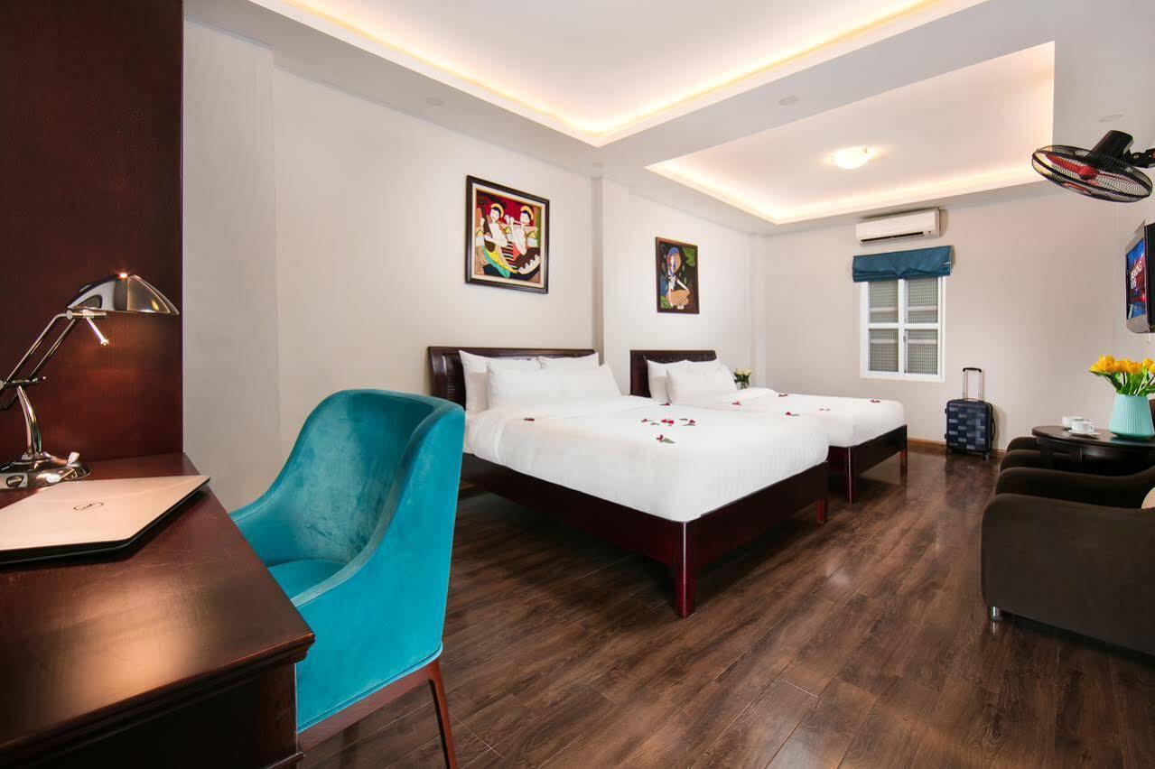 Asia Paradise Hanoi Hotel Bagian luar foto